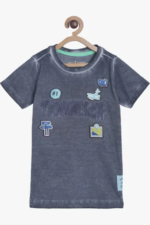 TALES & STORIES Boys Graphic Printed Cotton T-shirt
