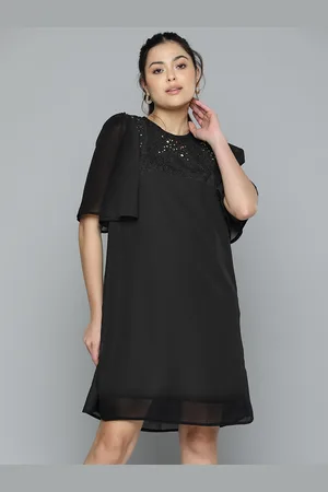 Scouph Embellished Georgette A-Line Dress
