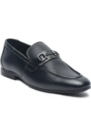 Teakwood Leathers Men Textured Formal Leather Loafers