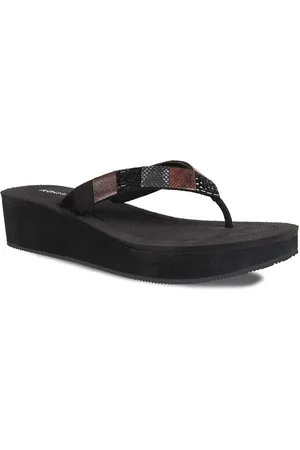Rocia Textured Open Toe Wedges