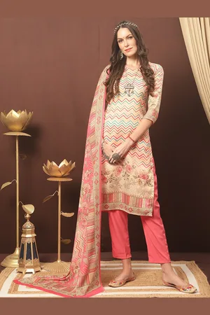 Stylee Lifestyle Printed Unstitched Dress Material