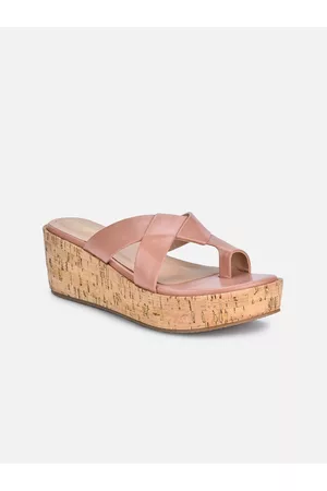 VALIOSAA Open Toe Wedge Heels