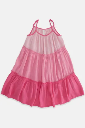 Pantaloons Girls Shoulder Straps A-Line Dress