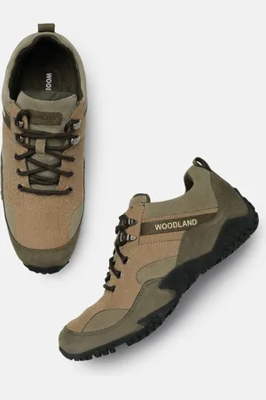 Woodland Men Textured Leather Regular Sneakers