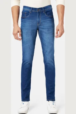 PEOPLE Men Slim Fit Mid-Rise Jeans