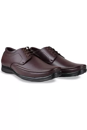 HikBi Men Leather Formal Derbys