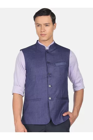 Arrow Mandarin Collar Nehru Jacket