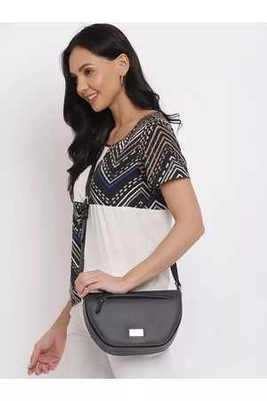 KLEIO Half Moon Structured Sling Bag