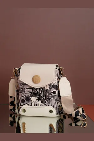 Campus Sutra Printed Shopper Sling Bag