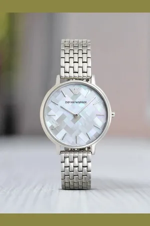 Emporio Armani Women Multicoloured & Silver-Toned Analogue Watch