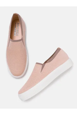 Skechers Women Rose Pink POPPY PLANE AS DAY Slip-On Sneakers