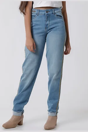KATE & OSCAR Girls Clean Look Light Fade Cotton Jeans