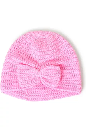 FUNKRAFTS Girls Self Design Wool Winter Beanie