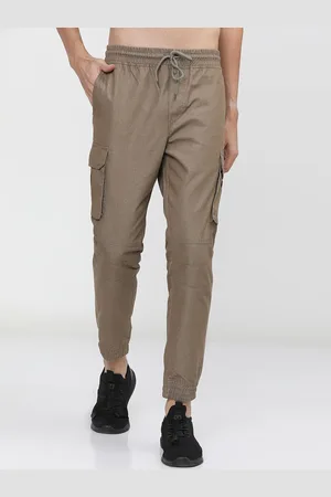 Ketch Men Taupe Joggers Trousers