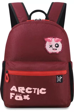 Arctic Fox Rucksacks - Unisex Kids Maroon Backpacks