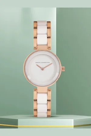 French Connection Women White Analogue Watch FC1303WRGM_OR1