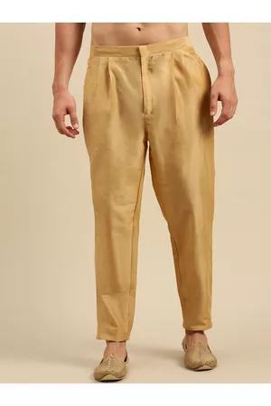 Sanwara Men Mid-Rise Art Silk Pyjama