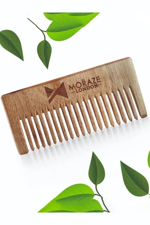 Moraze Wooden Neem Comb For Hair Growth