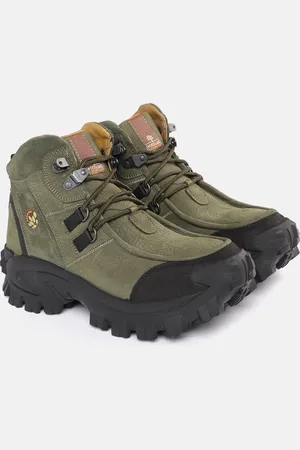 Woodland Men Mid-Top Leather Regular Boots