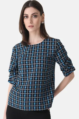 Kazo Women Checked Top