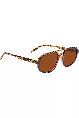Peter Jones Eyewear Unisex Aviator Sunglasses with UV Protected Lens 13050DA