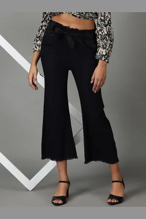 SHOWOFF Women Denim Cropped Straight Fit Culottes