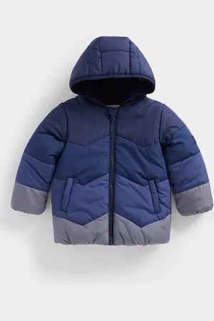 Mothercare Boys Colourblocked Fleece Lined Padded Jacket