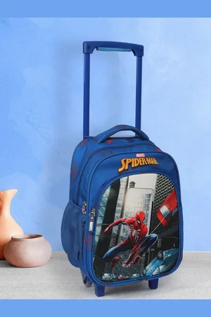 Novex Kids Spiderman Backpack Trolley Bag