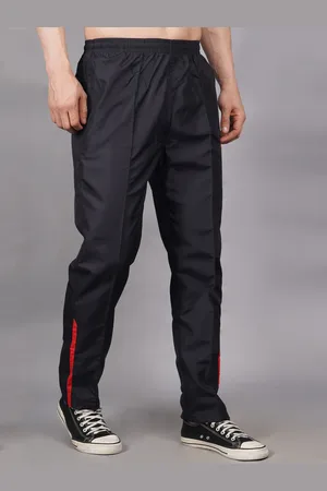 Shiv Naresh Men Brand Logo Printed Detail Cotton Training or Gym Rapid-Dry Track Pants