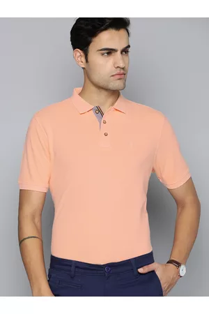 Indian Terrain Men Polo Collar Pure Cotton T-shirt