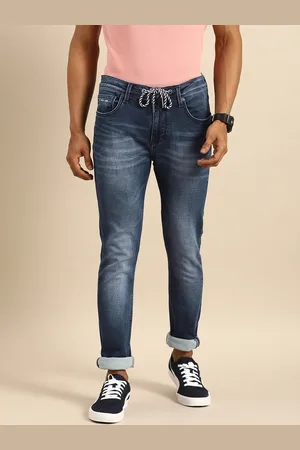 Being Human Men Blue Mid-Rise Light Faded Clean Look Stretchable Jeans