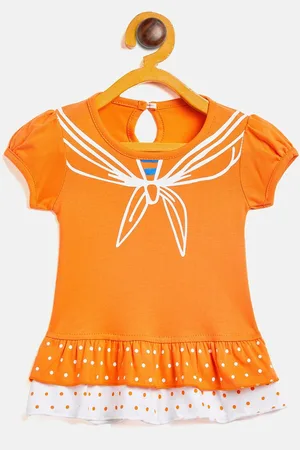 Camey Girls Printed Cotton A-Line Dress