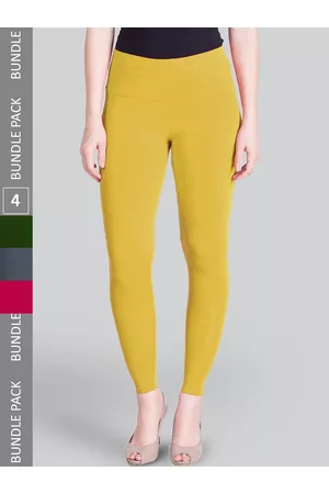 Lyra Women Pack Of 4 Ankle-Length Leggings