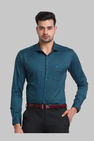 Park Avenue Men Slim Fit Printed Casual Cotton Shirt