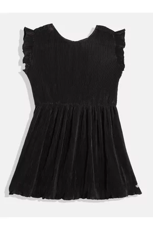 Ralph Lauren Girls Accordion Pleated Dress