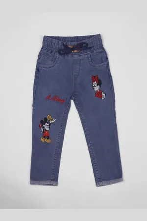 A-Okay Girls Slim Fit High-Rise Embroidered Stretchable Jeans