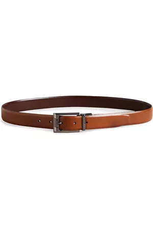 Ted Baker Leather Loop Buckle Belt in Green - ShopStyle