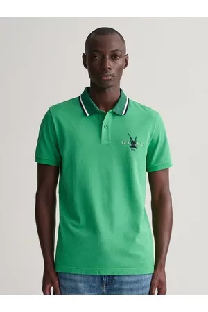 GANT Men Cotton Polo Collar T-shirt