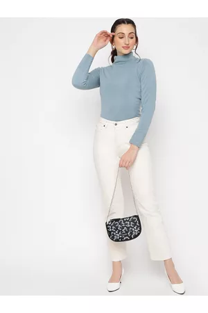 KLEIO Printed PU Dual Handle Sling Bag