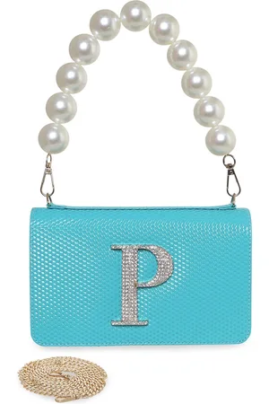 ESBEDA Blue PU Structured Sling Bag