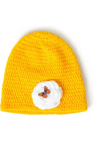 FUNKRAFTS Girls Self Design Woollen Winter Beanie