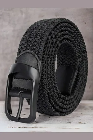 ZORO Men Woven Design Slim Width Belt