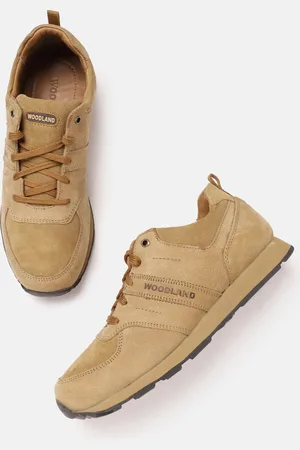 Woodland Men Leather Sneakers