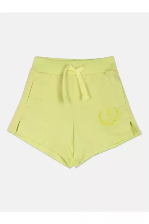 Ralph Lauren Girls Mid-Rise Embroidered Detail Pure Cotton Shorts
