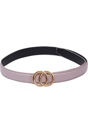 thickskin Girls Solid Push Pin Slim Belt
