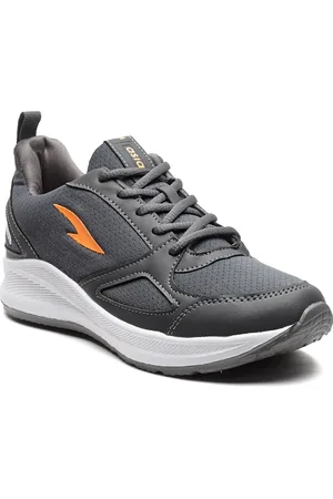 ASIAN Men Grey Mesh Running Non-Marking Shoes