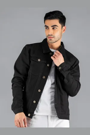 Dennis Lingo Men Black Lightweight Outdoor Denim Jacket