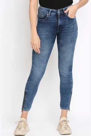 Being Human Women Blue Skinny Fit Heavy Fade Jeans