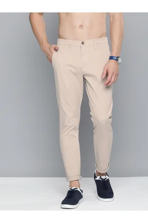 HERE&NOW Men Tapered Fit Chinos Trousers