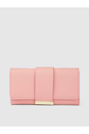 Lino Perros Women Solid Three Fold Wallet